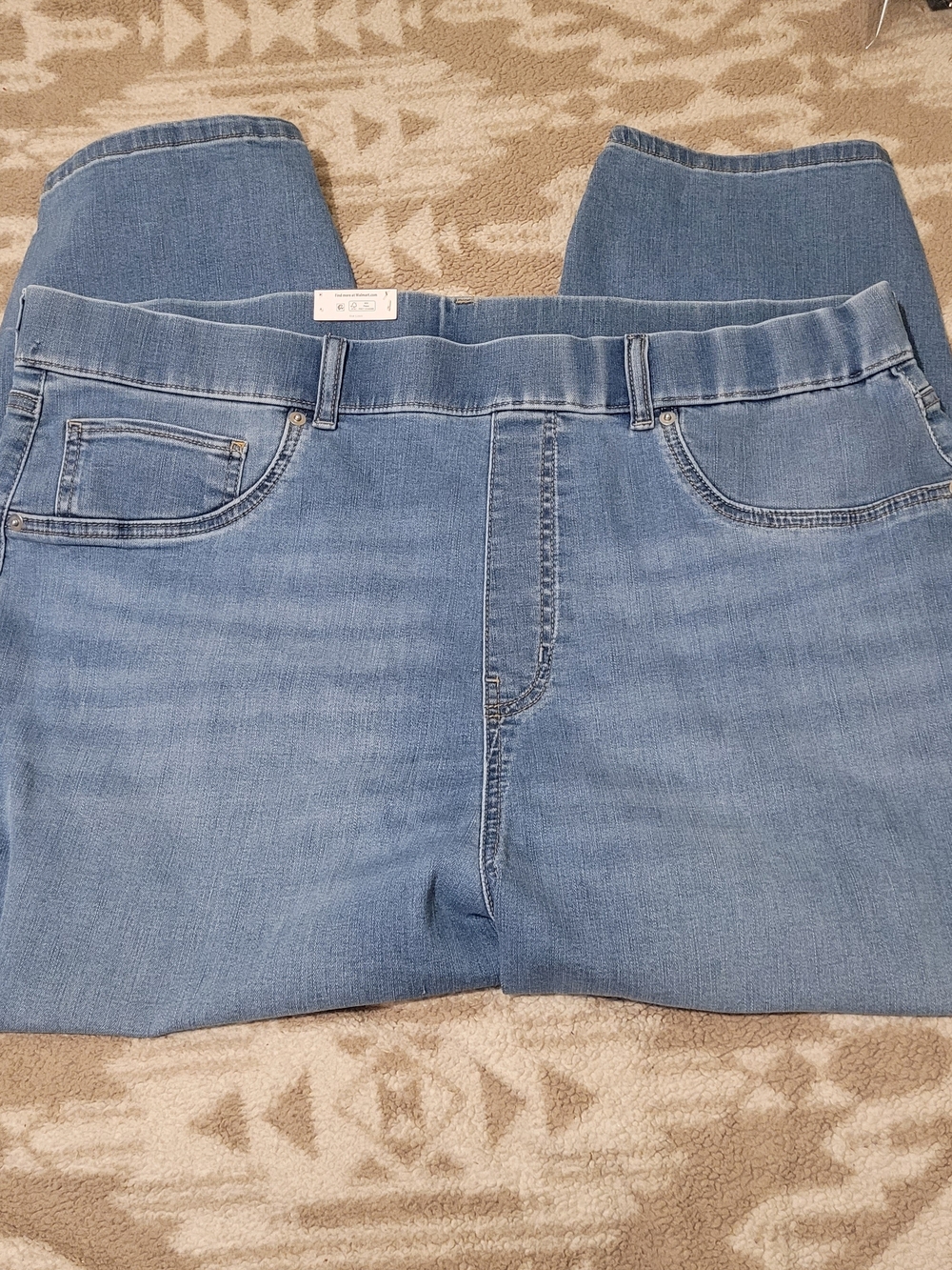 Time and Tru Light Blue Stretch Jeggings
